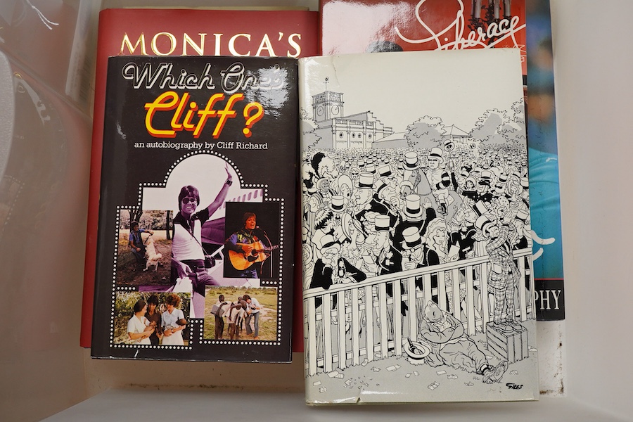 An archive of autographs and signed books relating to Bella Emberg, famed for her work on the Russ Abbot Show, and having originally come from her estate, comprising signatures of mainly television stars of the 1970s, 80